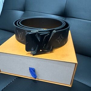 Louis Vuitton Black Monogram Belt